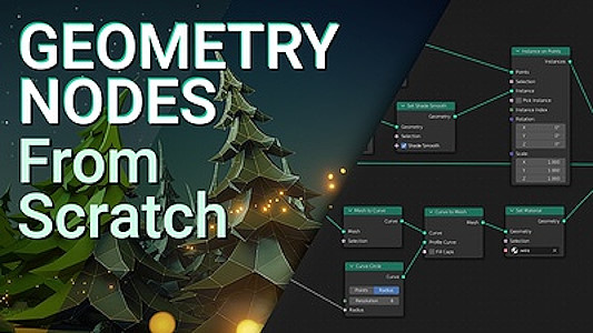 Blender Geometry Nodes from Scratch