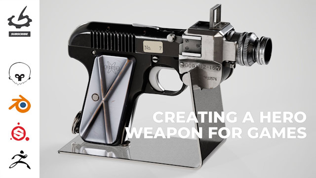The Gnomon Workshop, Thomas Butters |  Creating a Hero Weapon for Games (2024) PCRec [EN]