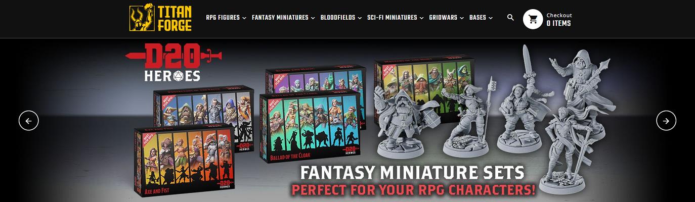 Titan Forge Miniatures – Collection of High Quality 3D Printable Miniatures