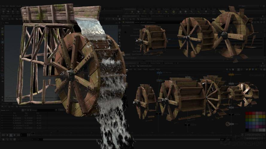 The Gnomon Workshop – Create a Procedural Waterwheel Simulation in Houdini Free Download