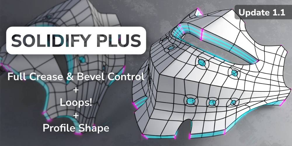 Solidify Plus 1.1 for Blender Full Version Free Download