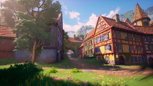 Modeling Stylized UE Scene