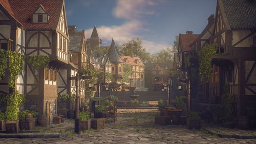 [FastTrack Tutorials] Creating a Medieval Town Environment – ​​Using UE5 & Blender [2022, ENG]