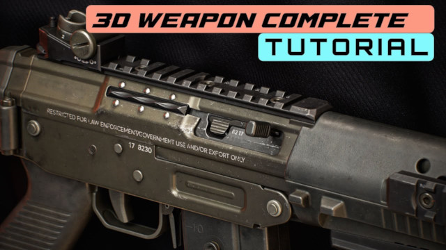 Ultimate 3D Weapon Tutorial for Portfolio [2025