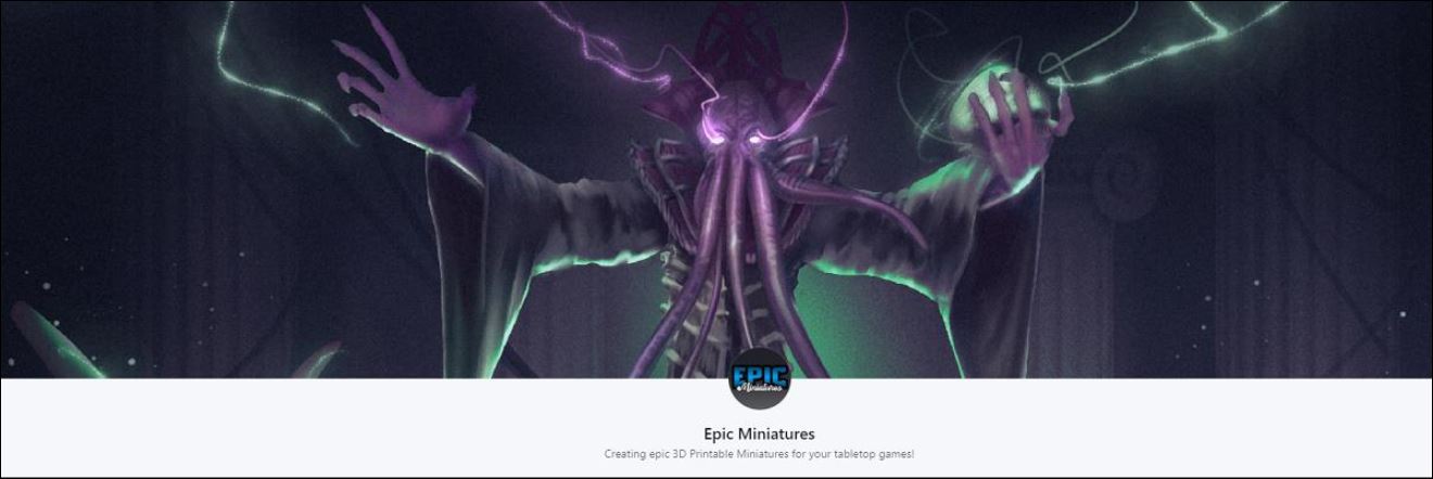[3D Print] Epic Miniatures – Collection of High Quality 3D Printable Miniatures Set 81-85, 91-93 [STL, CHITUBOX]