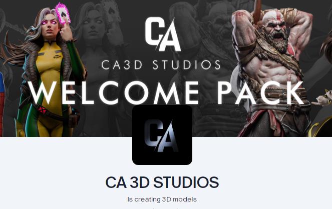 [3D Print] CA 3D Studios – Collection 3D Printable Miniatures May 2024 [STL]