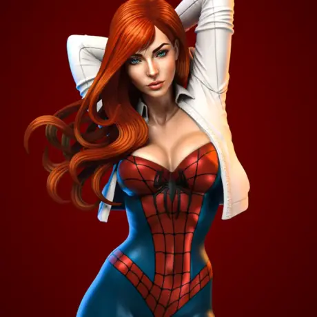 3D print – Fandom Collectibles – Mary Jane [STL]
