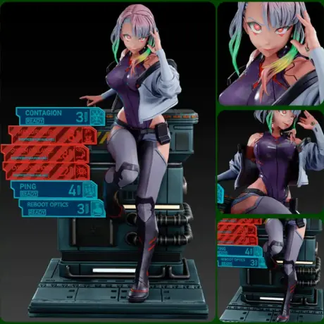 3D print – Cults3D – Gr8Tech – Lucy – Cyberpunk Edgerunners [STL]